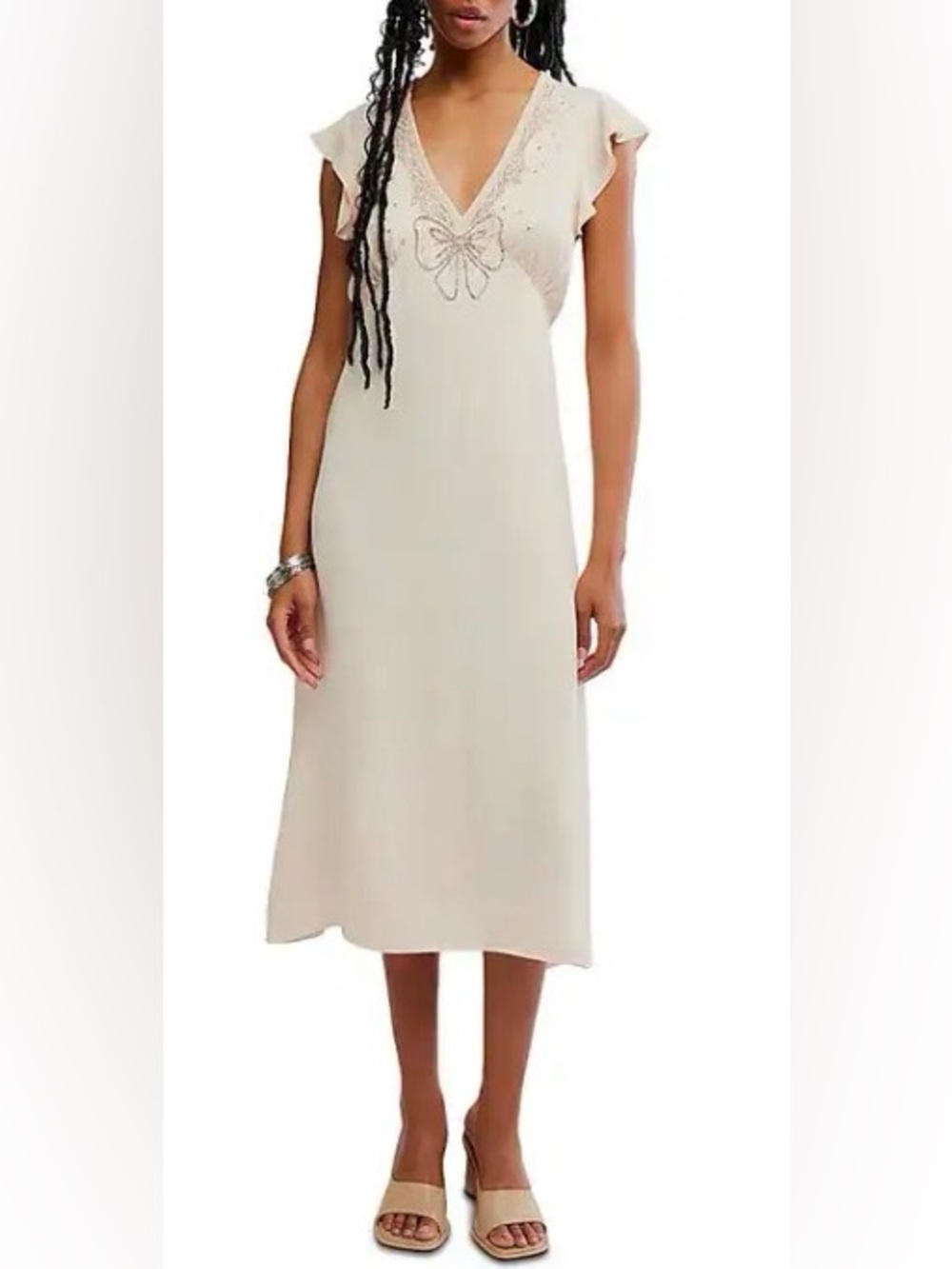 Free People Tied With Joy Midi Dress - Picture 9 of 12